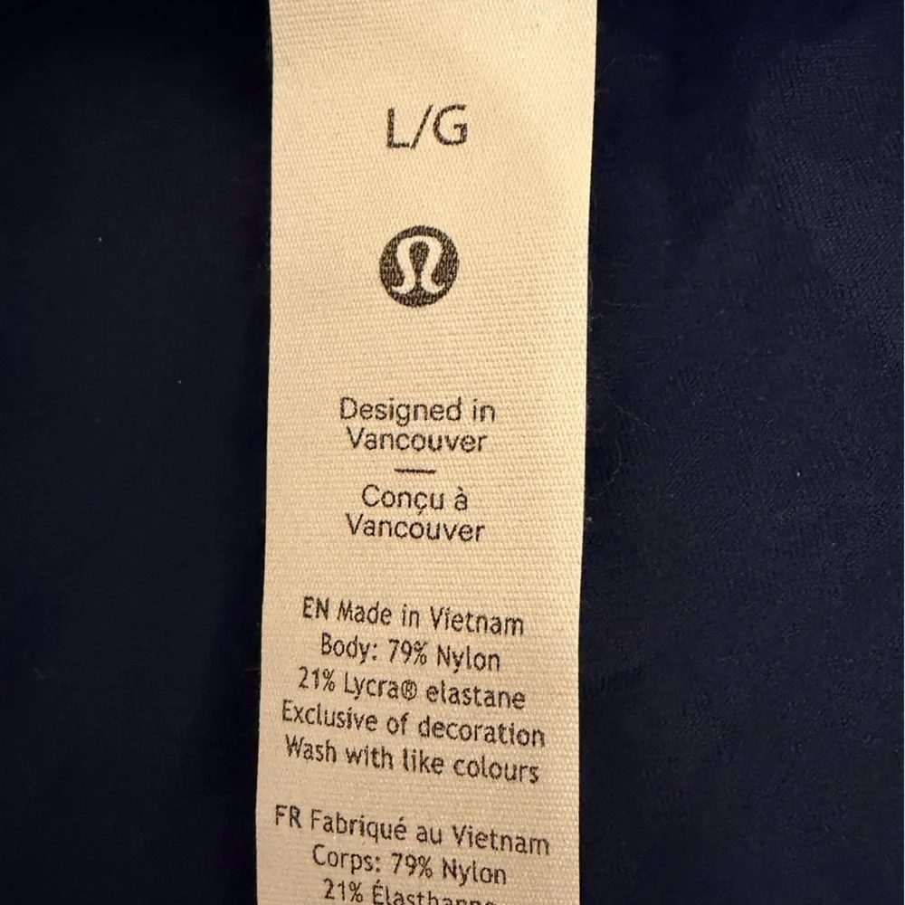 NWOT 💙 lululemon athletica Deep Blue Turtleneck Jersey Long Sleeve Top - Picture 6 of 6